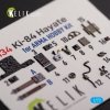 KELIK K72134 Ki-84 Hayate - interior 3D decals for Arma Hobby kit 1/72